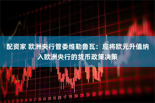 配资家 欧洲央行管委维勒鲁瓦：应将欧元升值纳入欧洲央行的货币政策决策